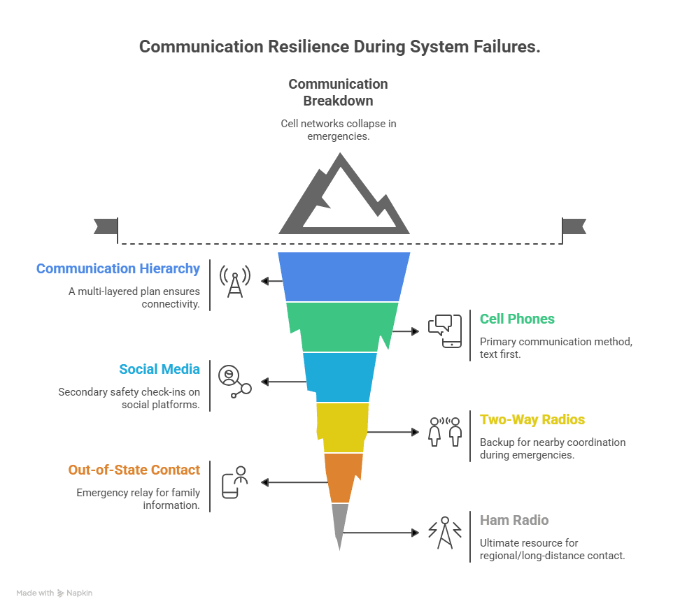 Communication systems during an emergency