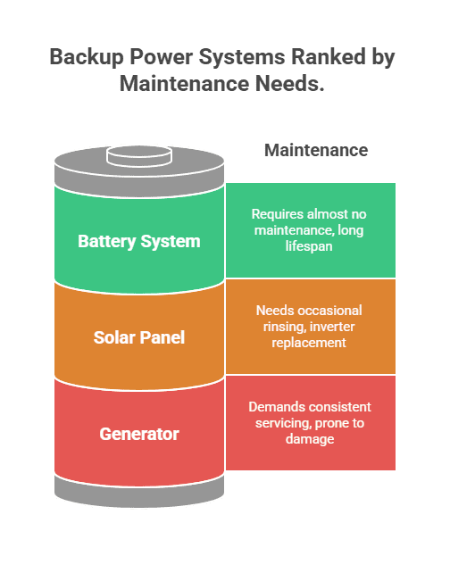 Maintenance Needs of Backup power systems