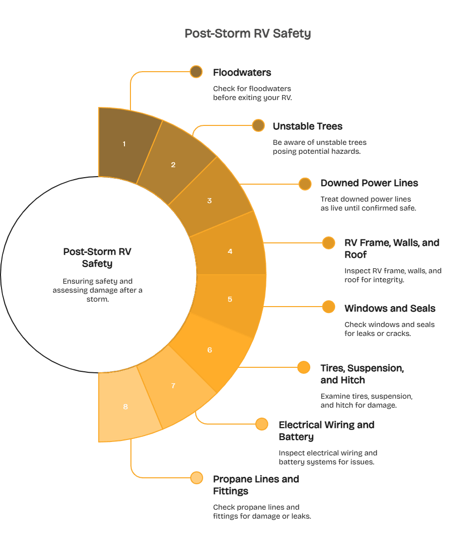 Post hurricane checklist for RV