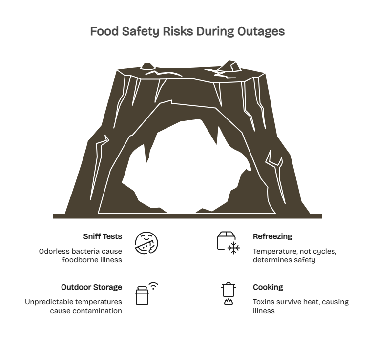 Common Food Safety Myths During Outages - visual selection